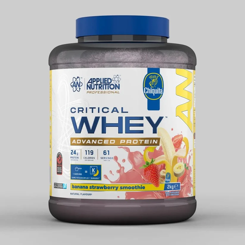 Critical Whey Protein 2kg - Chiquita Banana Strawberry Smoothie