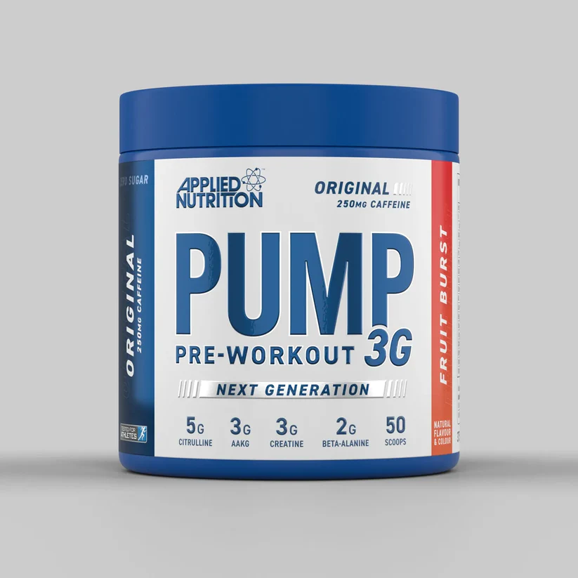 Pre Workout Pump 3G 375gr - Fruit Burst - Me Kafeinë