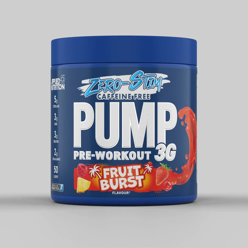 Pre Workout Pump 3G 375gr - Fruit Burst - Pa Kafeinë